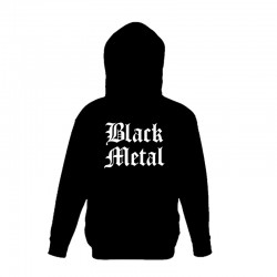 Hooded Top - Black Metal